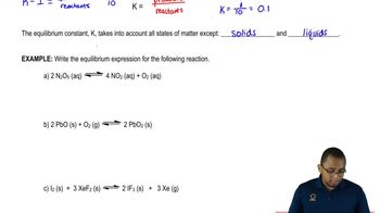 The Equilibrium Constant Example 1