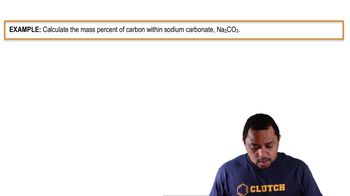 Mass Percent Example