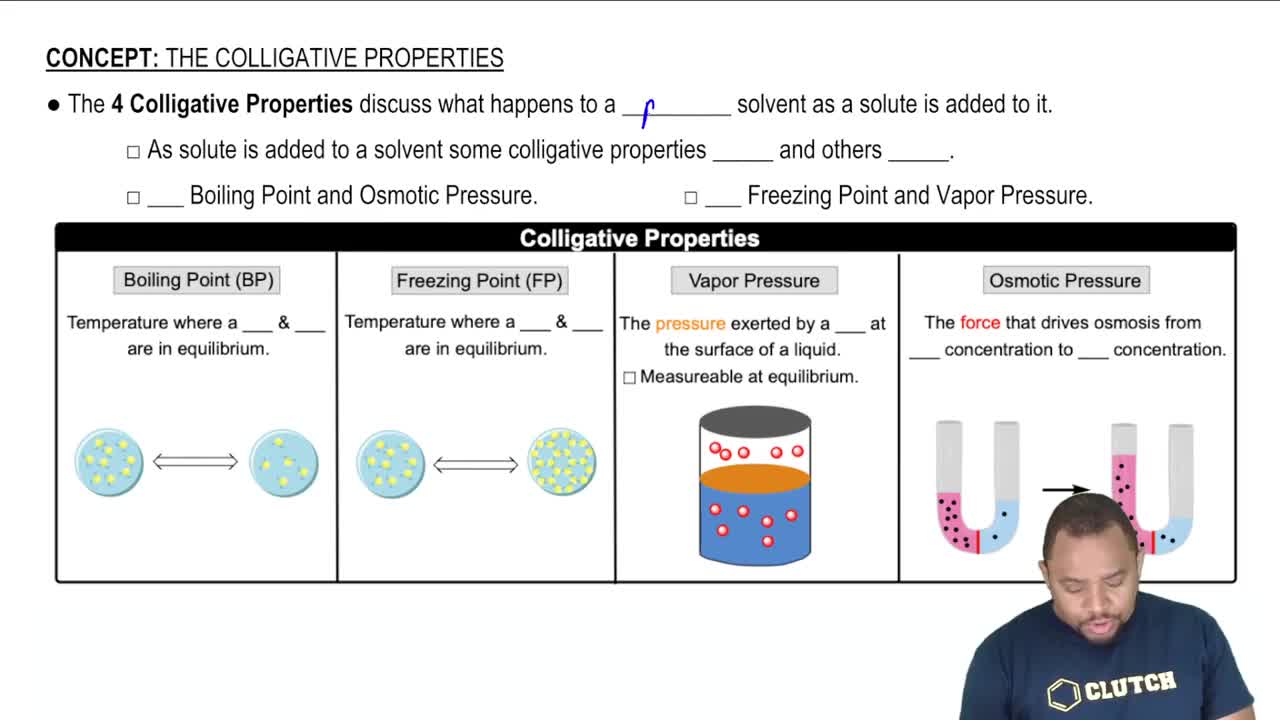 The Colligative Properties Concept 1