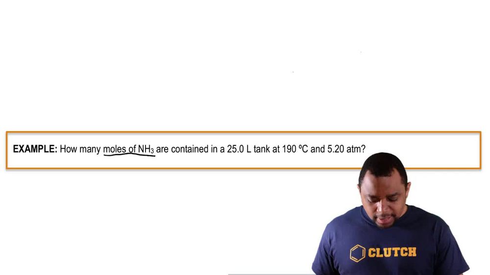 The Ideal Gas Law Example 2