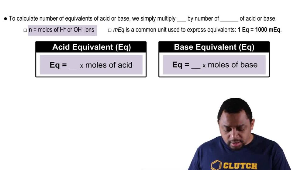 Acid-Base Equivalents Concept 2