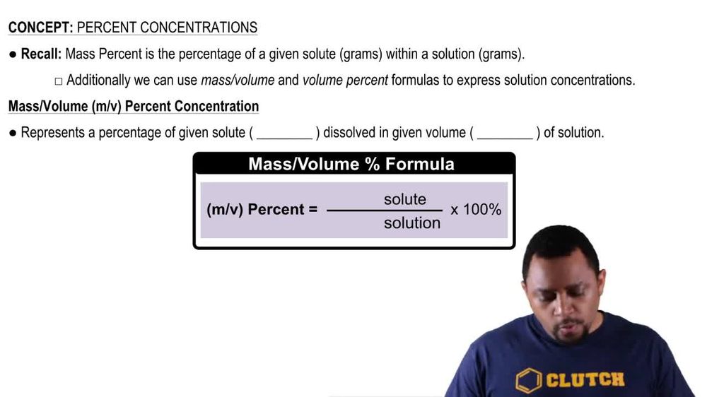 Percent Concentrations Concept 1