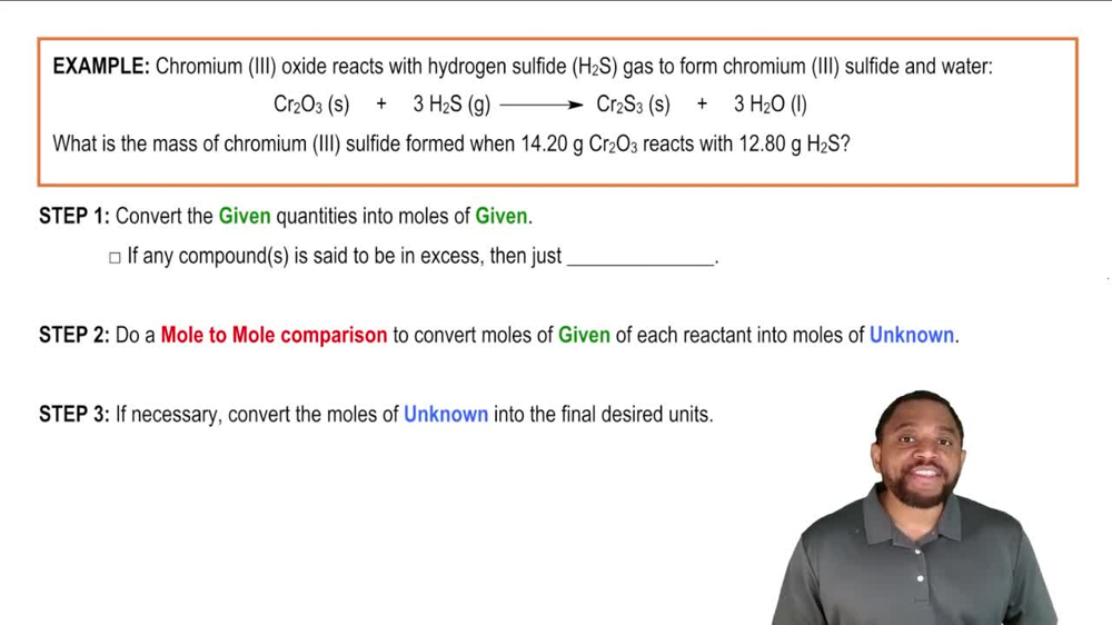 Limiting Reagent Example 1