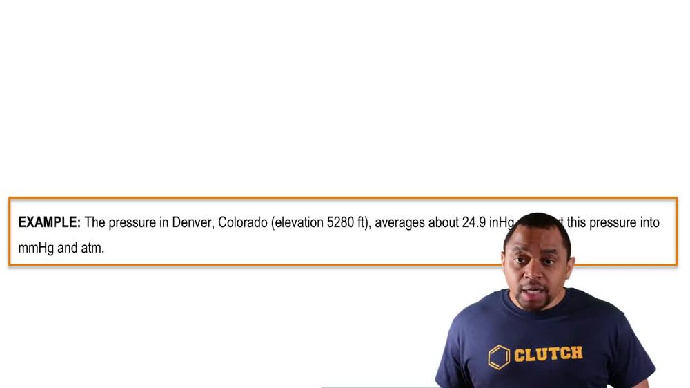 Pressure Units Example 2