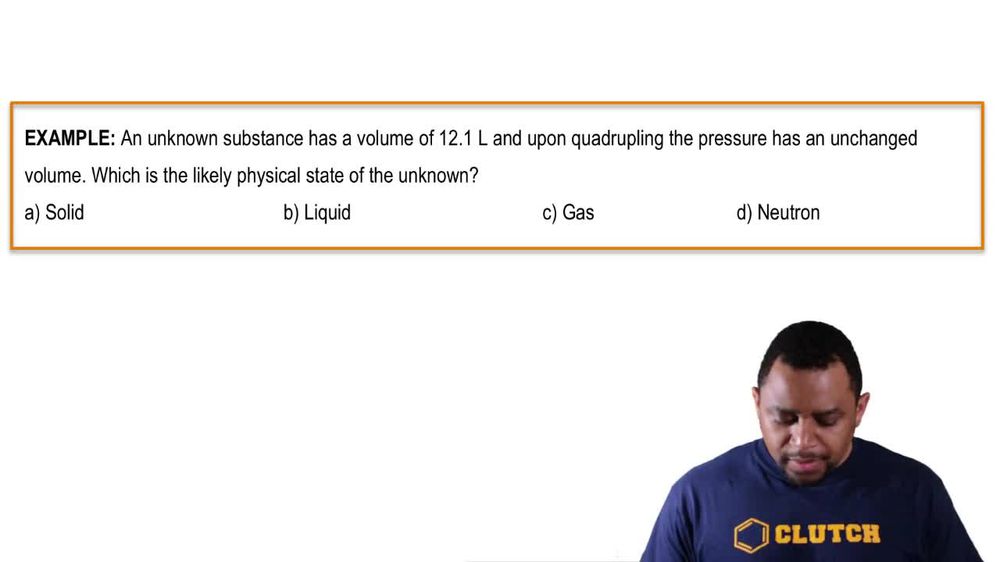 States of Matter Example 1