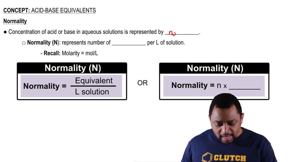 Acid-Base Equivalents Concept 4