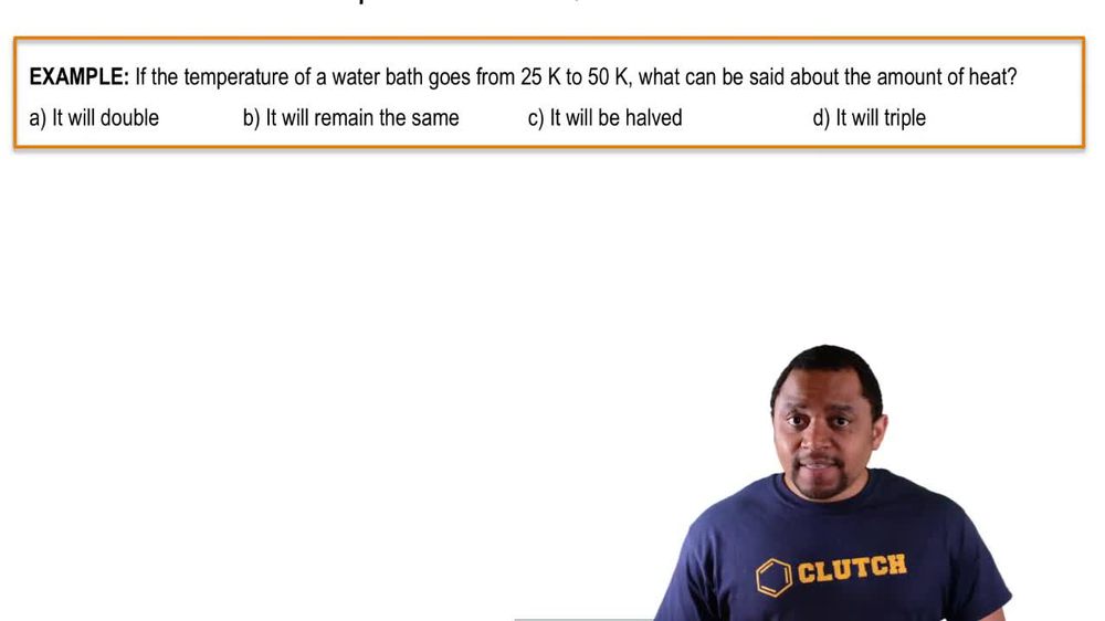 Heat Capacity Example 1