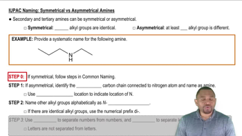 IUPAC Naming: Symmetrical vs Asymmetrical Amines Concept 3