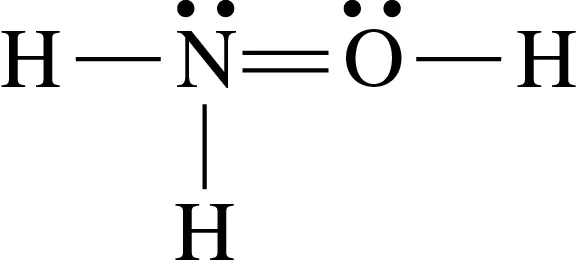 Lewis structure showing hydrogen, nitrogen, and oxygen atoms with incorrect bonding; includes instructions for error identification.