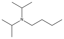 Chemical structure of diisopropylbutylamine for naming amines question.