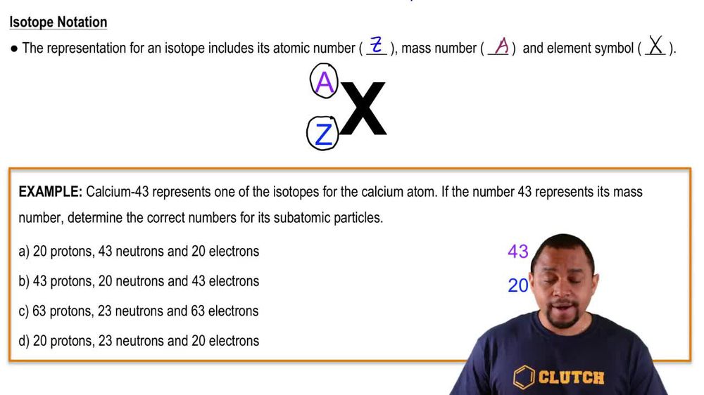 Isotopes Example 1