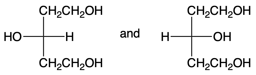 Fischer projections comparing two structures to identify if they are identical or enantiomers.