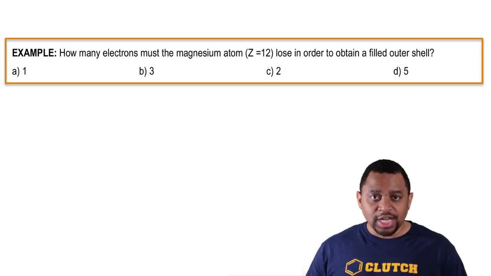 Ions and the Octet Rule Example 1