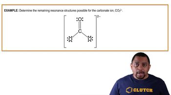 Resonance Structures (Simplified) Example 1