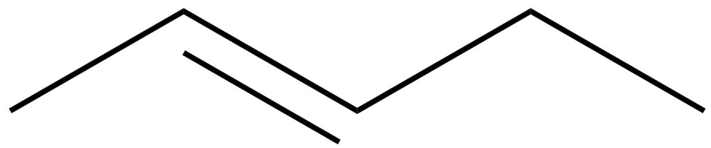 Molecule structure for condensed formula question in organic chemistry course.