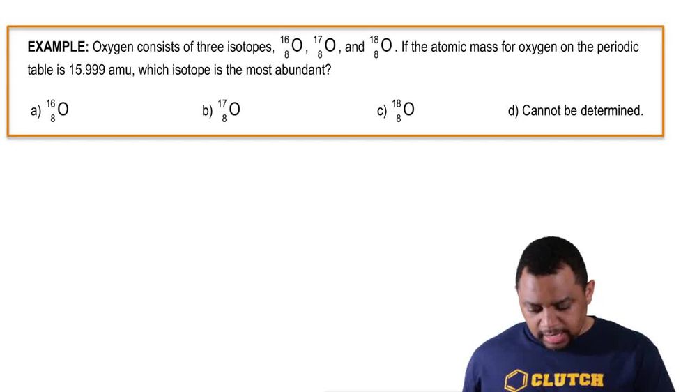 Atomic Mass (Conceptual) Example 2