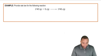 Rate Law (Simplified) Example 1