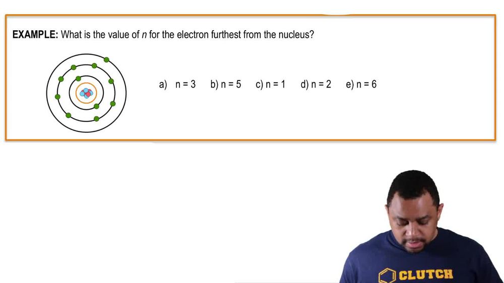 Bohr Model (Simplified) Example 1