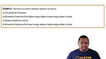 Emission Spectrum (Simplified) Example 1