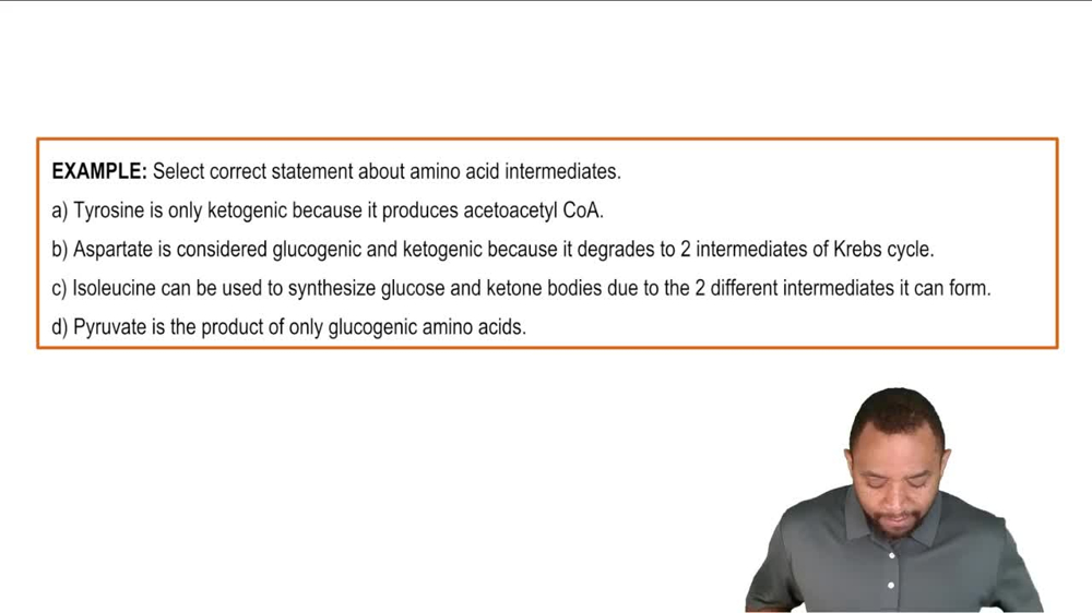 Amino Acid Catabolism: Carbon Atoms Example 2