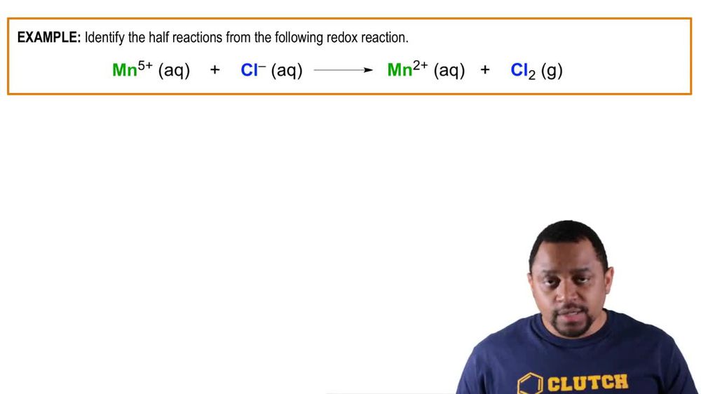 Balancing Redox Reactions (Simplified) Example 1