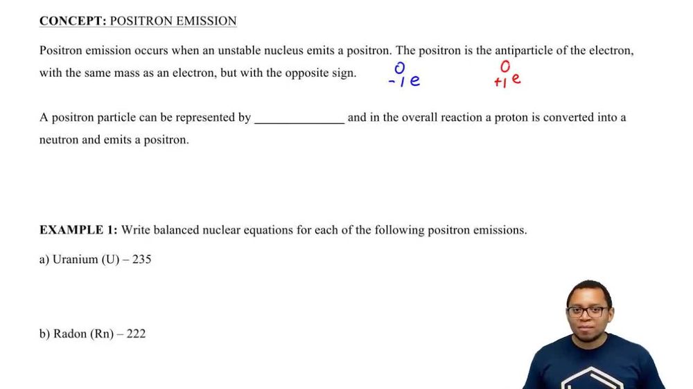 Positron Emission Concept 1