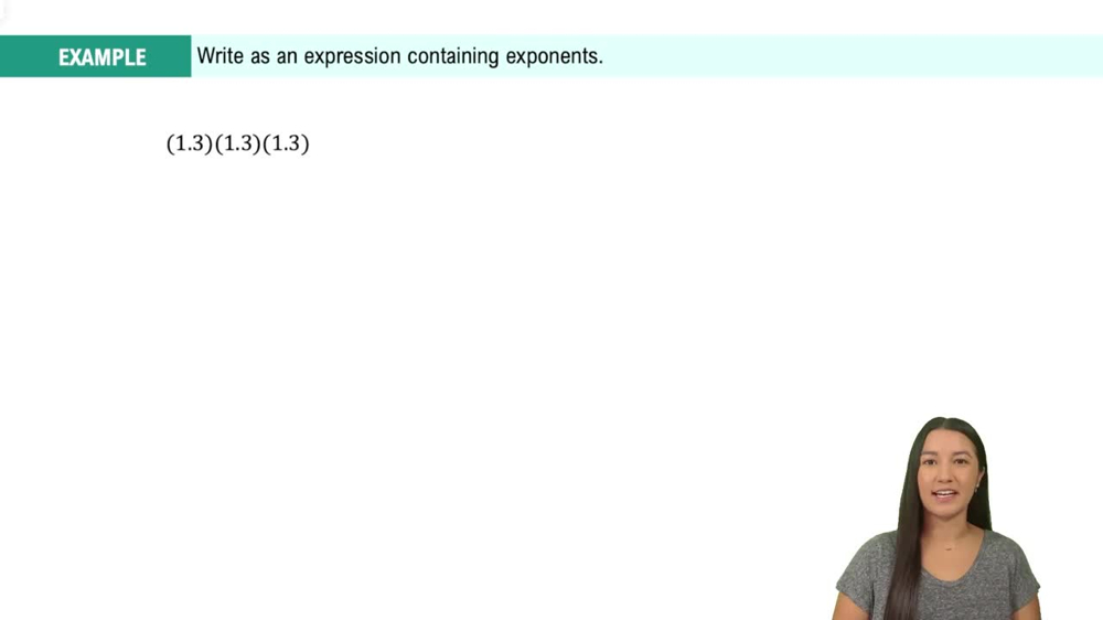 Intro to Exponents Example 3