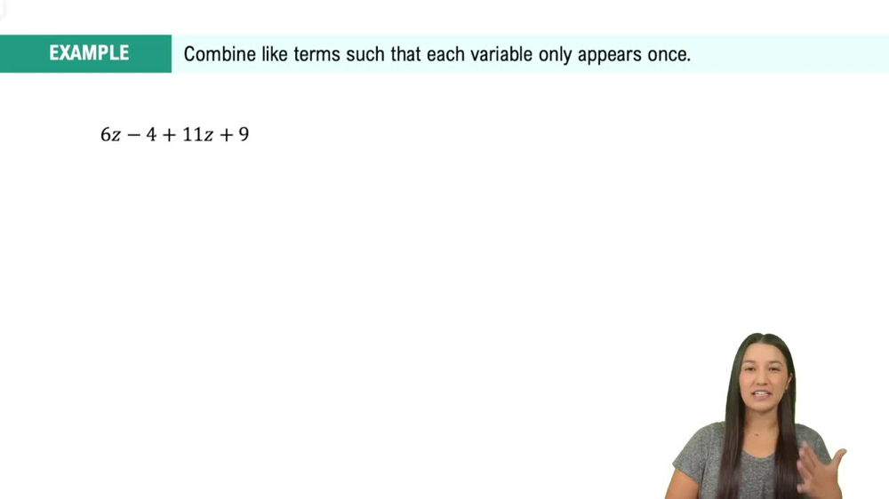 Like Terms Example 3