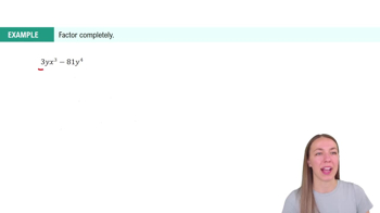 Sum & Difference of Cubes Example 10