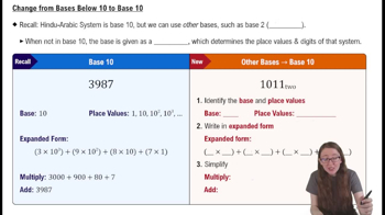 Change from Other Bases Below 10 to Base 10