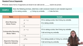 Standard Forms of Arguments