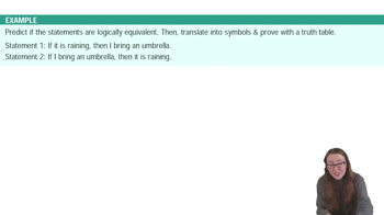 Equivalent Statements Example 3