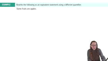 Quantifiers Example 2