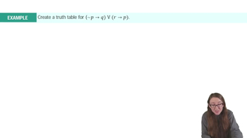 Truth Tables for If-Then Statements Example 4