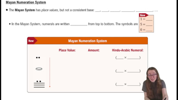 Mayan Numeration System