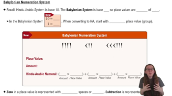 Babylonian Numeration System