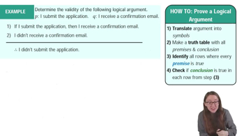 Logical Arguments Example 1