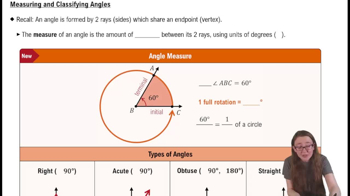 Measuring and Classifying Angles