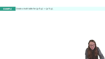 Truth Tables for If-Then Statements Example 3