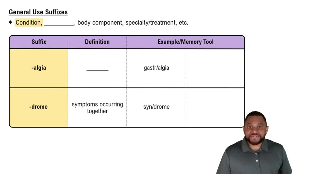 General Use Suffixes Concept 2