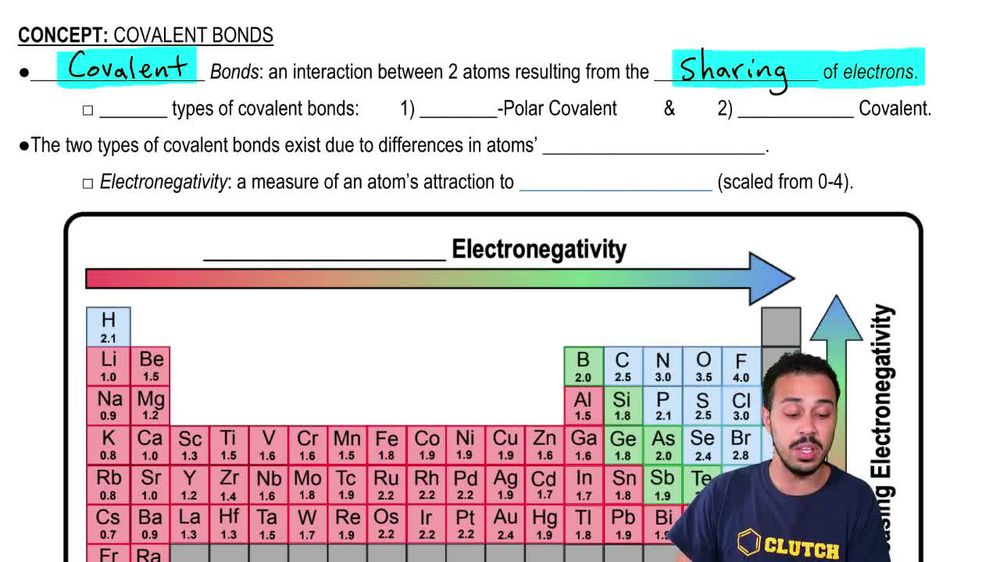 Covalent Bonds