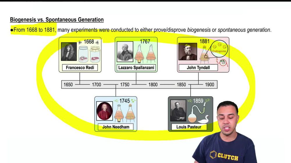 Biogenesis vs. Spontaneous Generation