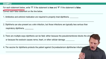 Diphtheria Example 1
