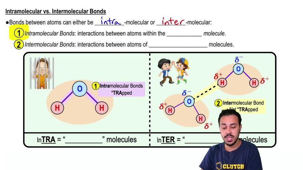 Intramolecular vs. Intermolecular Bonds