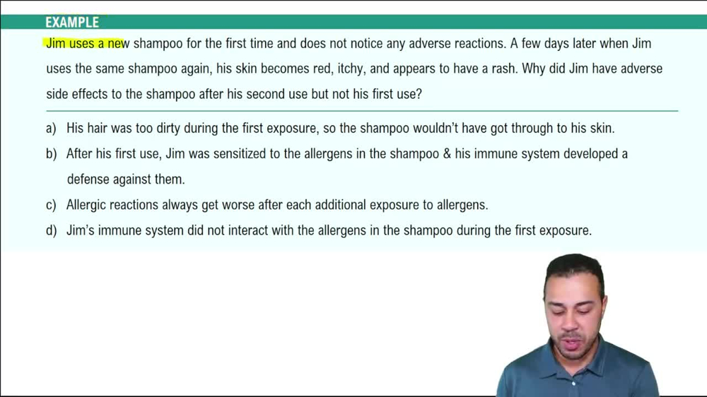 Type I Hypersensitivities Example 1