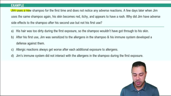 Type I Hypersensitivities Example 1