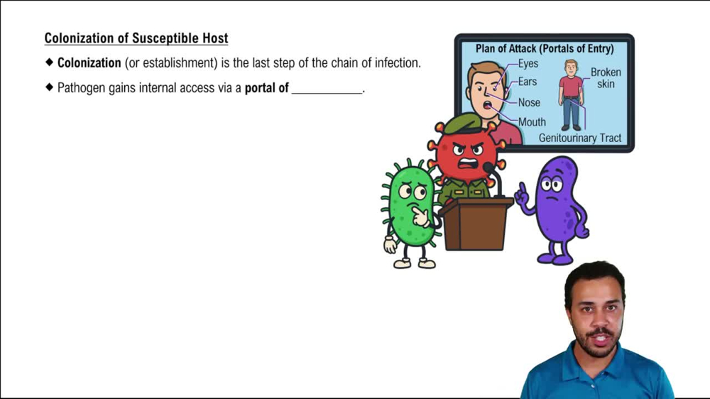 Colonization of Susceptible Host