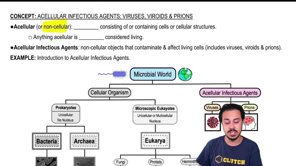 Acellular Infectious Agents: Viruses, Viroids & Prions