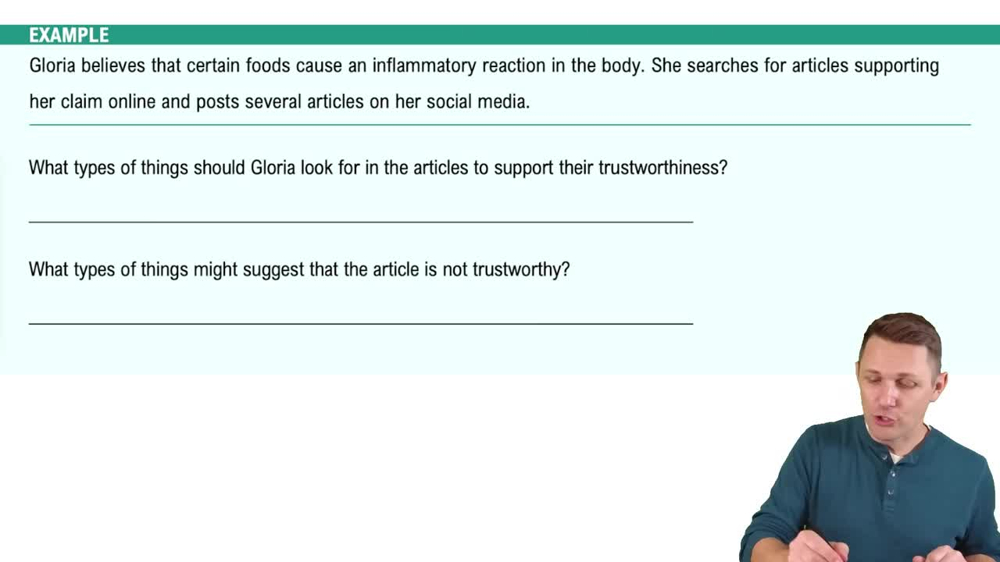 Finding Credible Nutrition Information Example 2