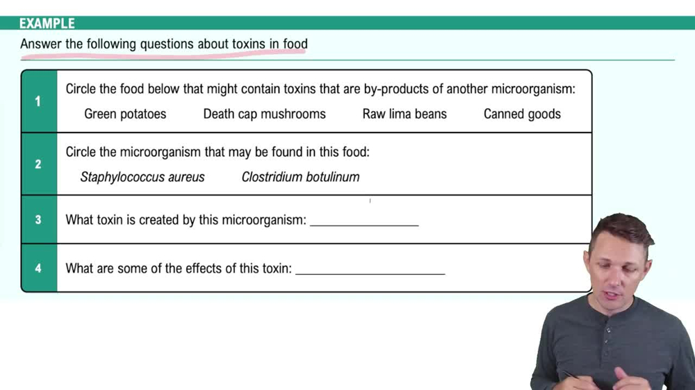 Foodborne Toxins Example 1